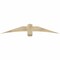 Ekena Millwork Bellingham Rough Sawn Timber Gable Bracket, Douglas Fir, 72"W x 12"H x 2"D x 6"F, 4/12 Pitch GBW072X12X0206BEL00RDF - alternate 1